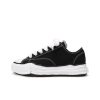 메종 미하라 야스히로 피터슨 OG 솔 캔버스 로우 스니커즈 블랙 A01FW702-BLACK