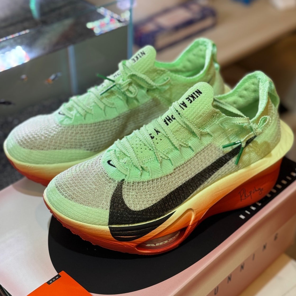 【Kipchoge/독점 배색】나이키 에어 줌 알파플라이 넥스트% 3 엘리우드 킵초게 HJ7041-300 photo review