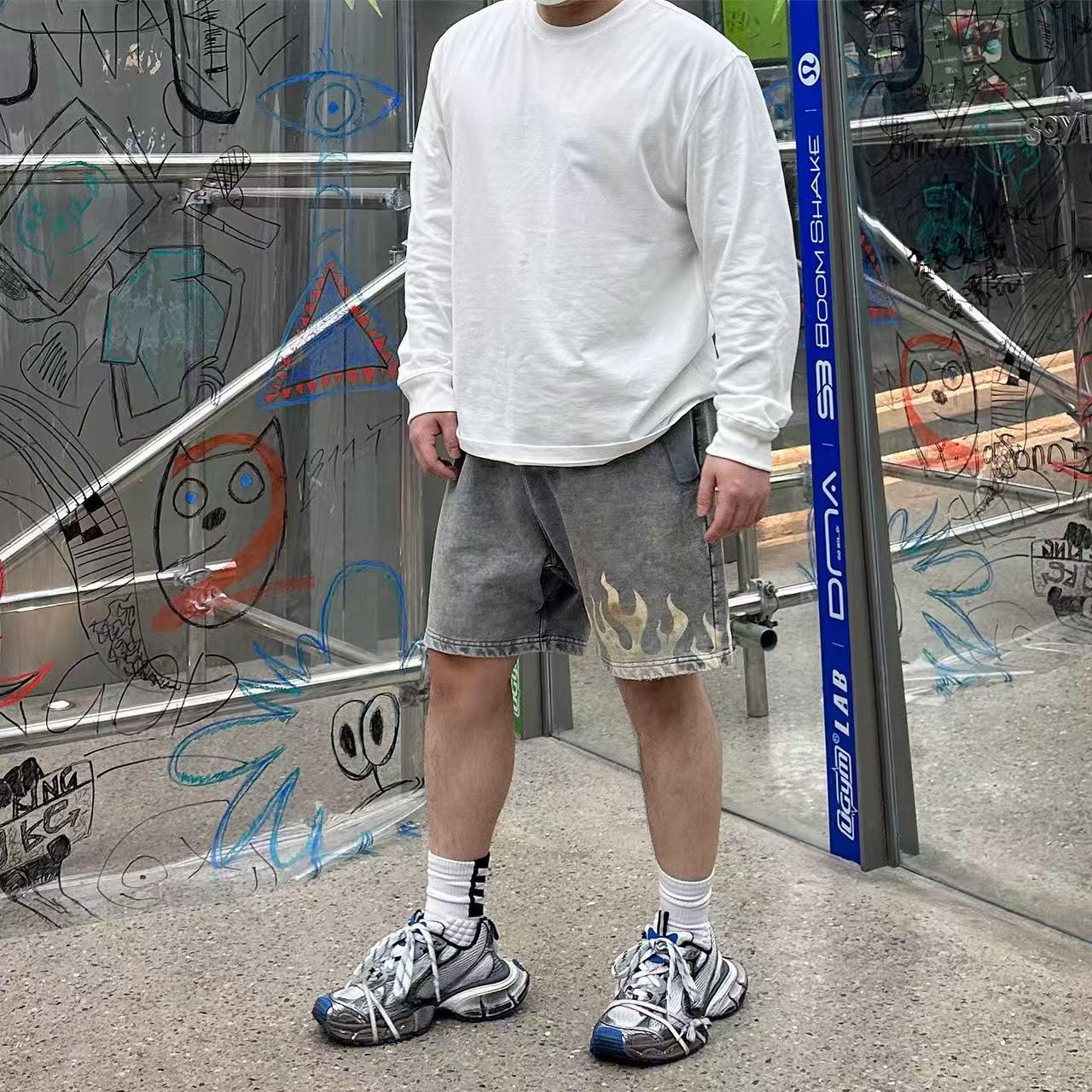 발렌시아가 3XL 스니커즈 원 아웃 그레이 화이트 블루 734734W3XL71214 photo review